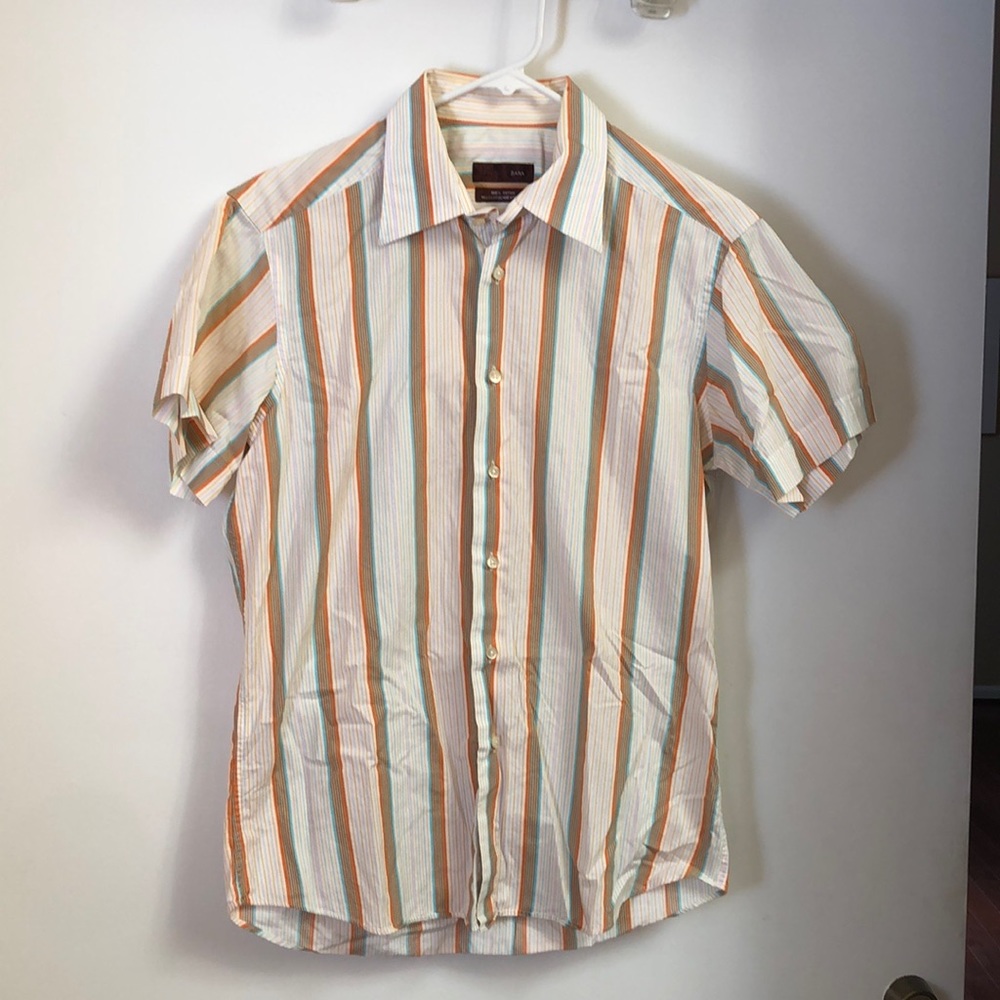 Men’s Zara button down short sleeve shirt